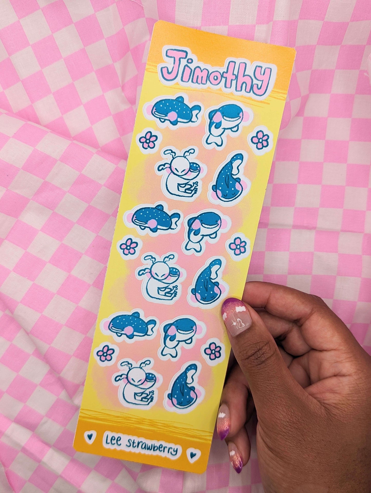 Jimothy the Whale Shark Sticker Sheet