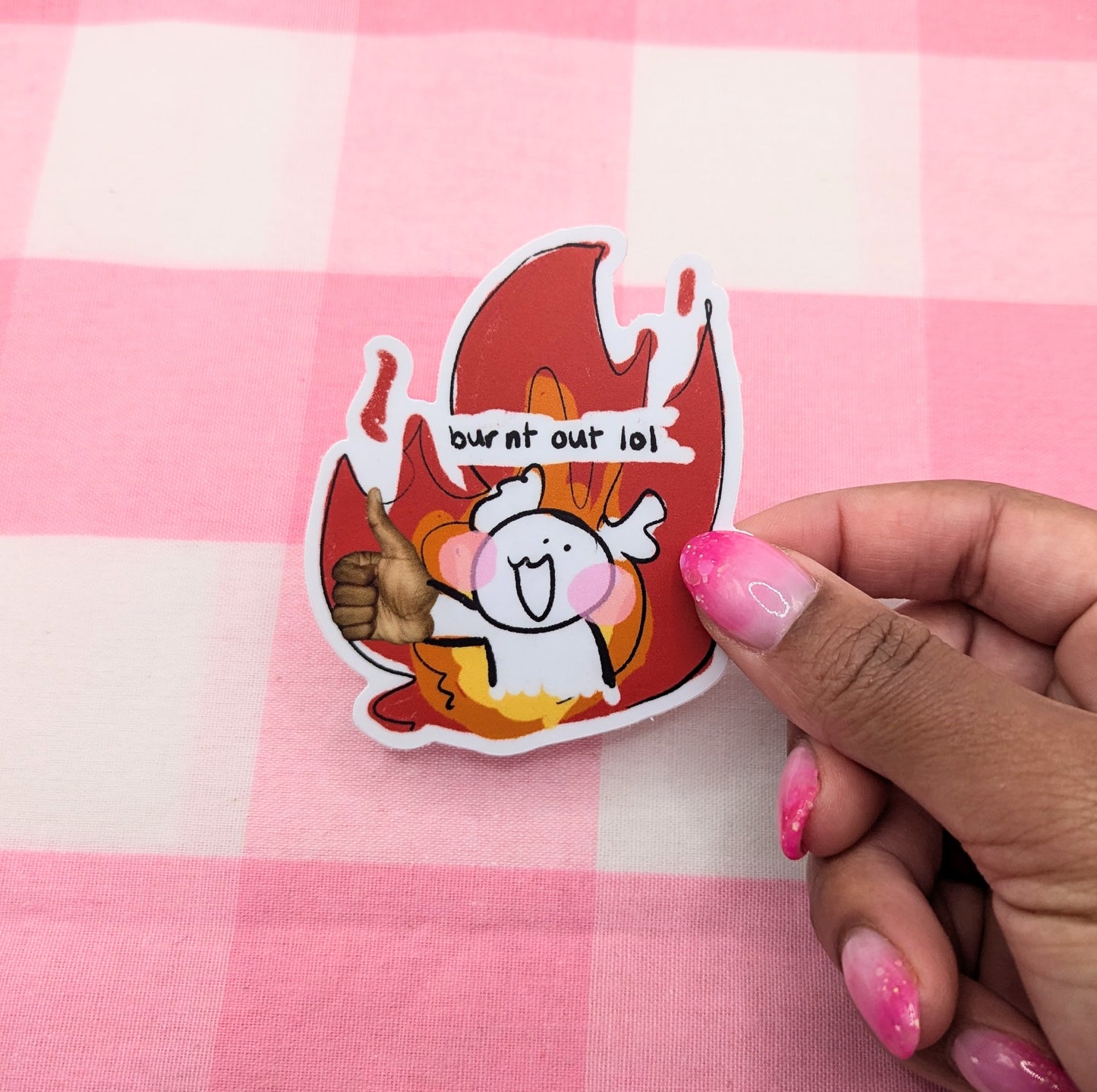 Burnt Out Sticker