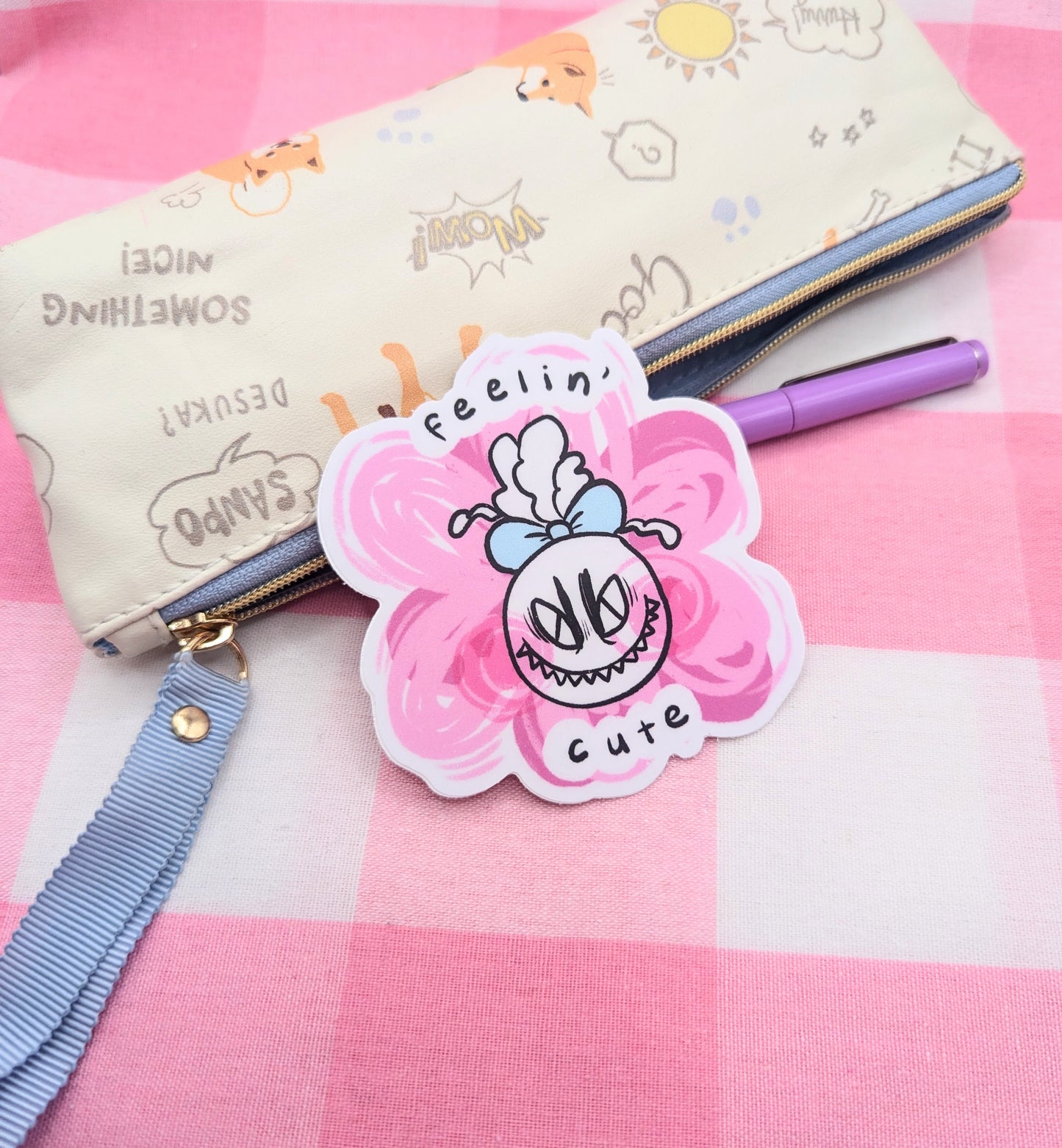 Feelin' Cute Sticker