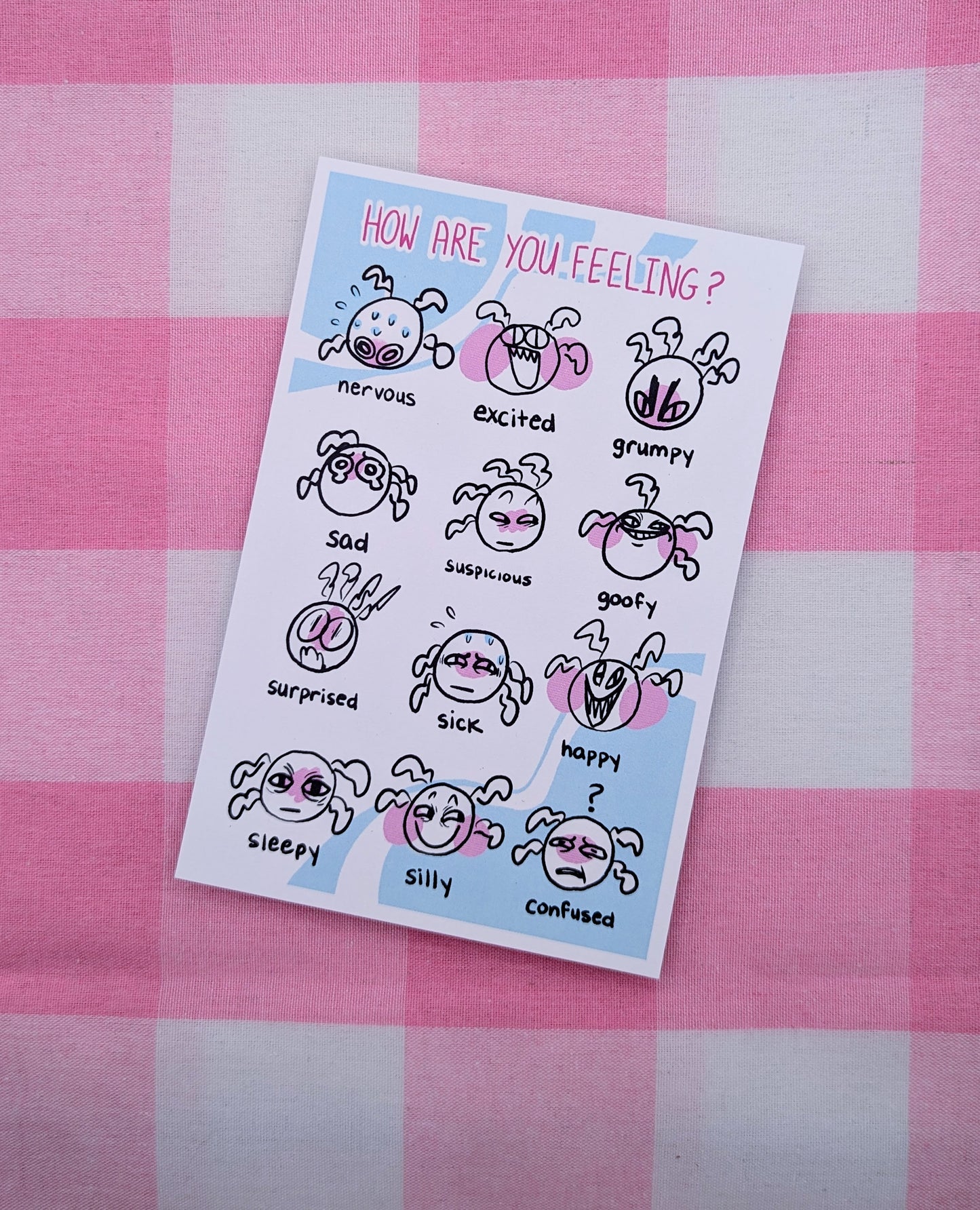 How Are You Feeling? Mini Print