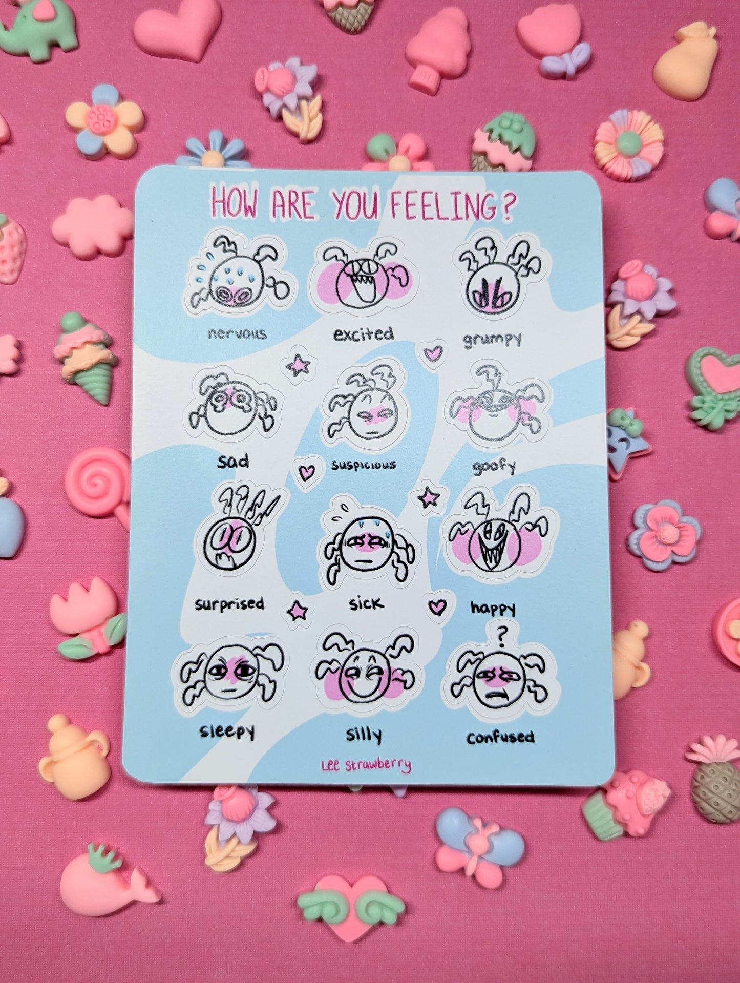 How Are You Feeling? Sticker Sheet