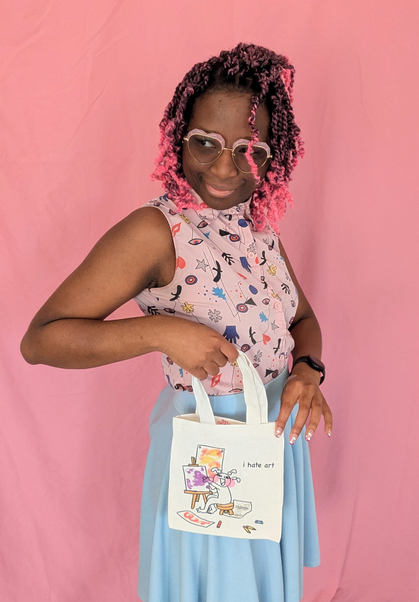 I Hate Art Small Tote Bag