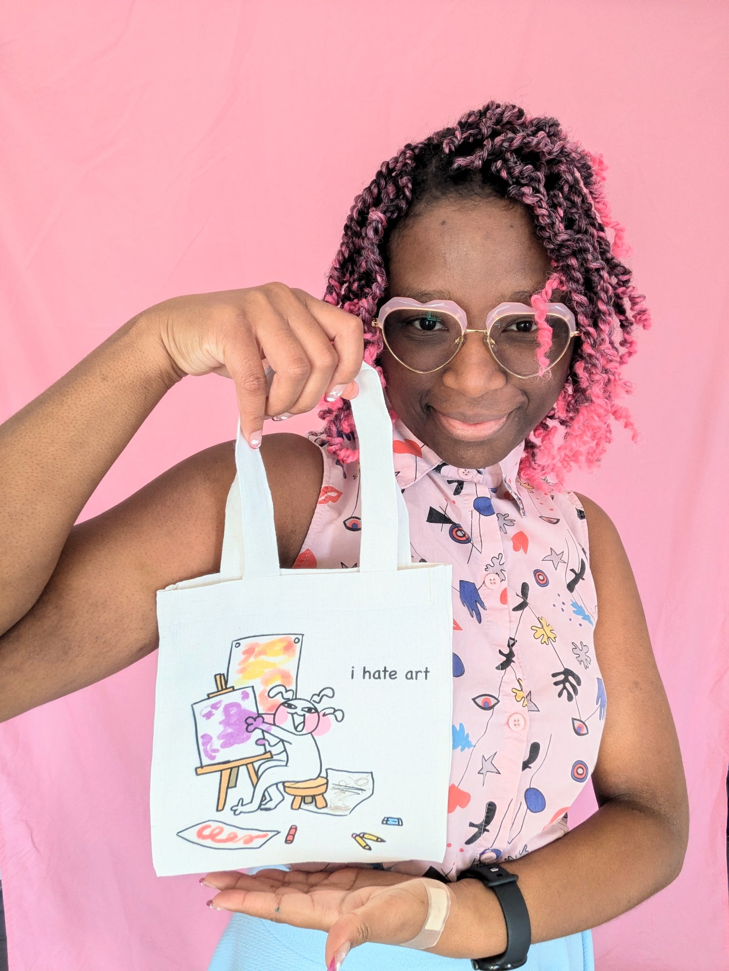 I Hate Art Small Tote Bag