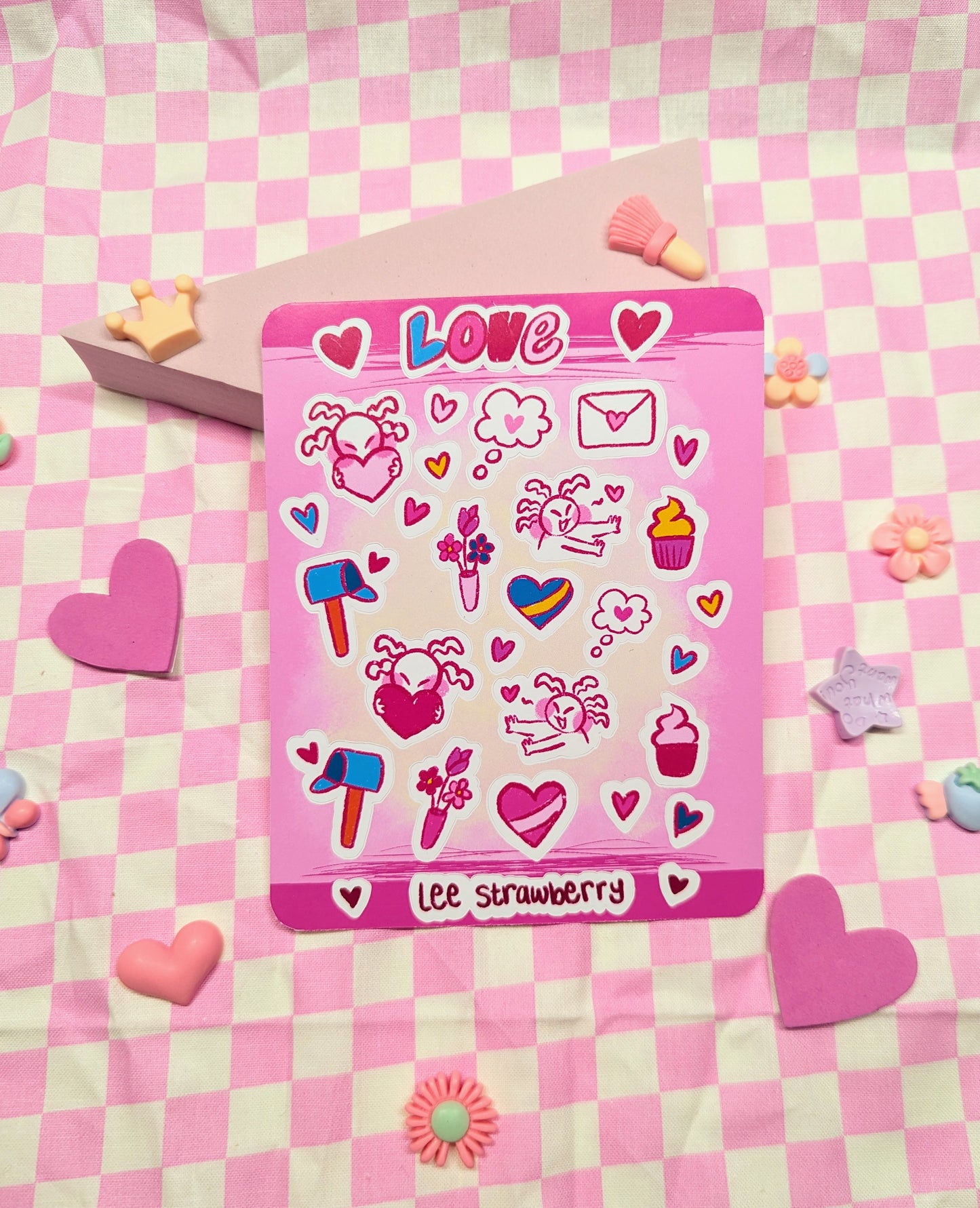 NEW Love Sticker Sheet