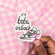 Load image into Gallery viewer, It&#39;s Boba O&#39;Clock Sticker
