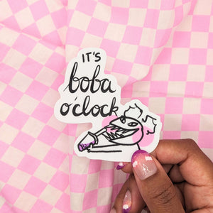 It's Boba O'Clock Sticker