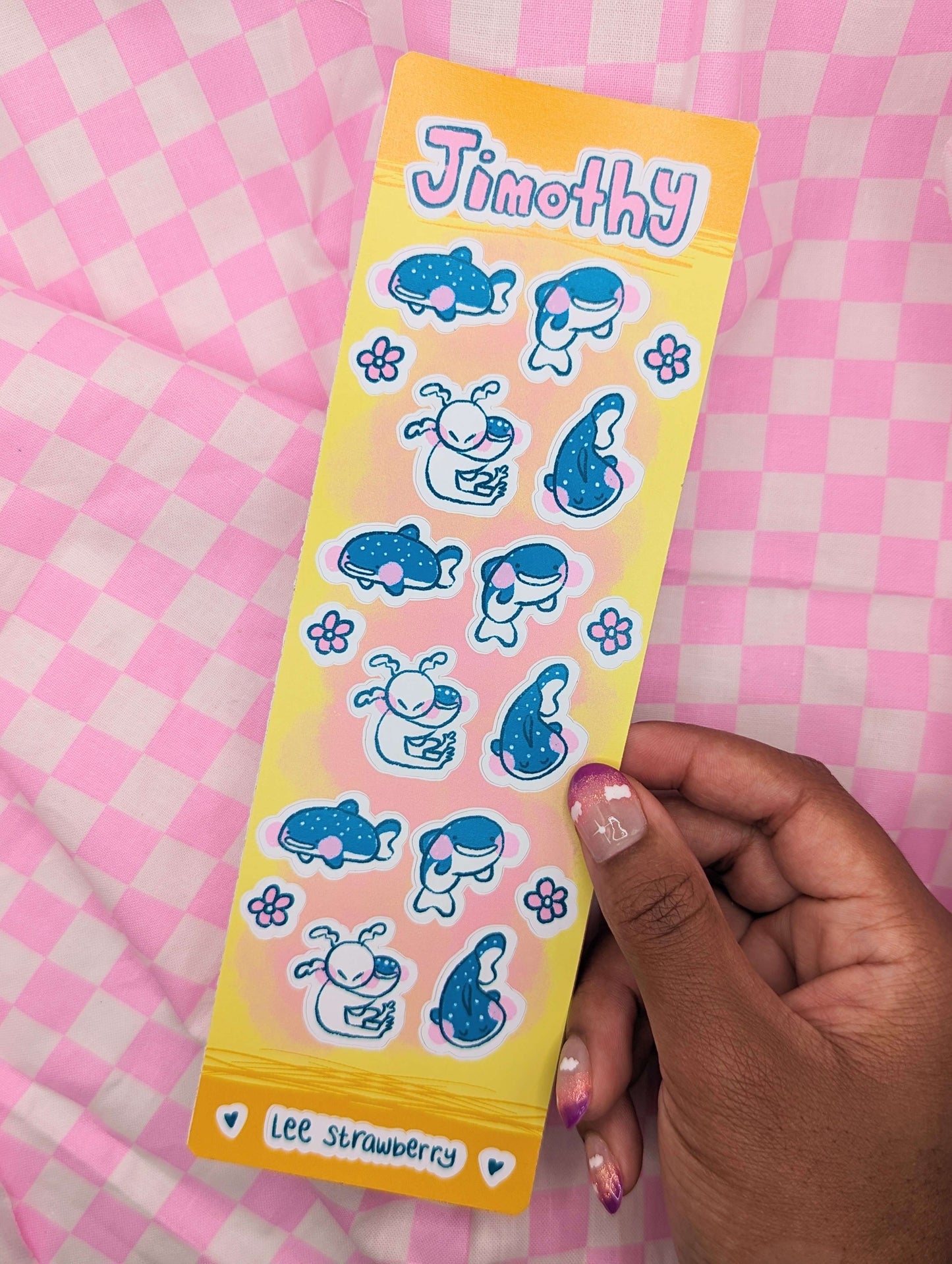 NEW Jimothy the Whale Shark Sticker Sheet