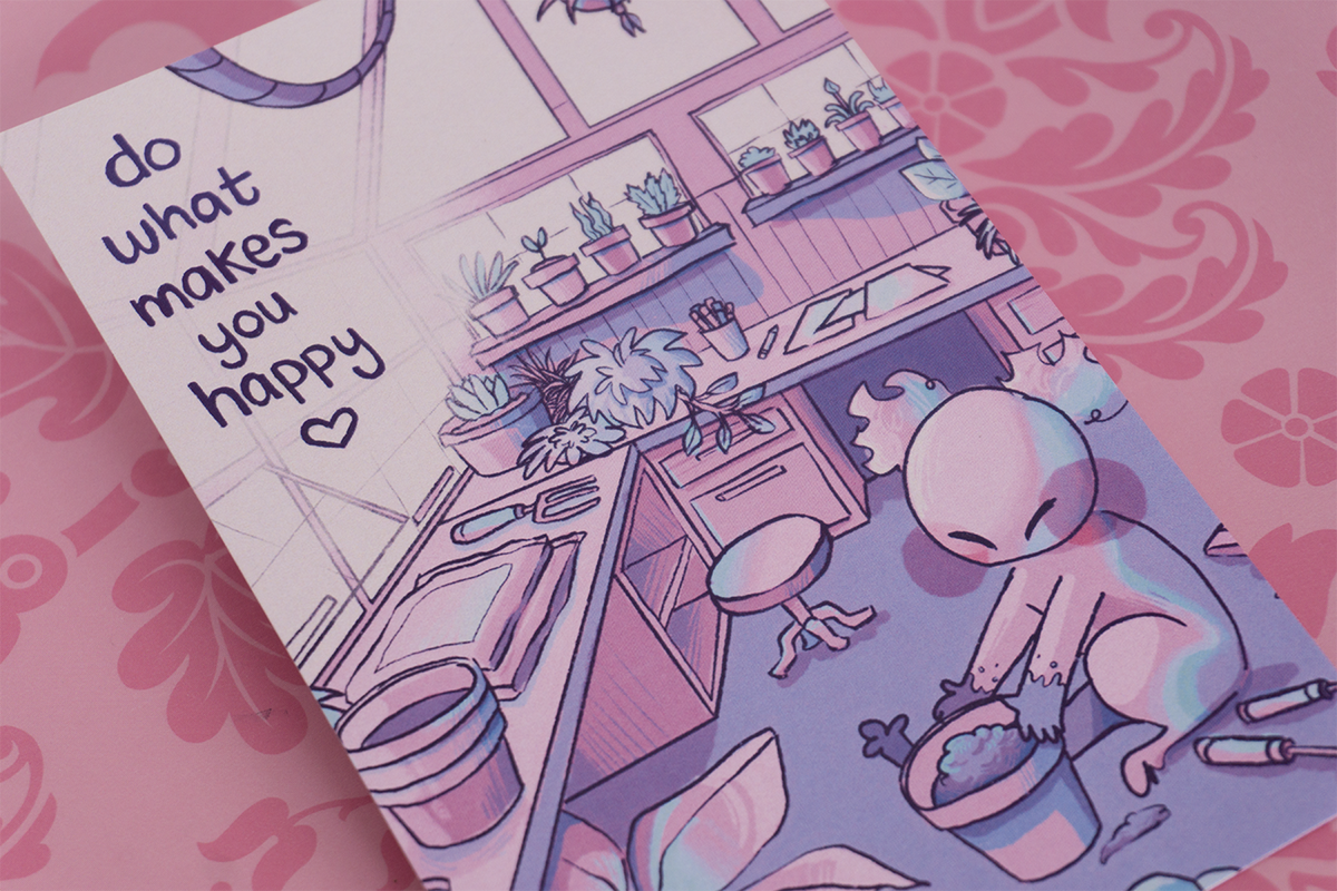 Do What Makes You Happy Mini Print