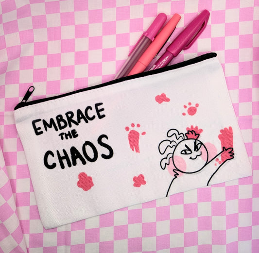 Embrace The Chaos Pencil Case