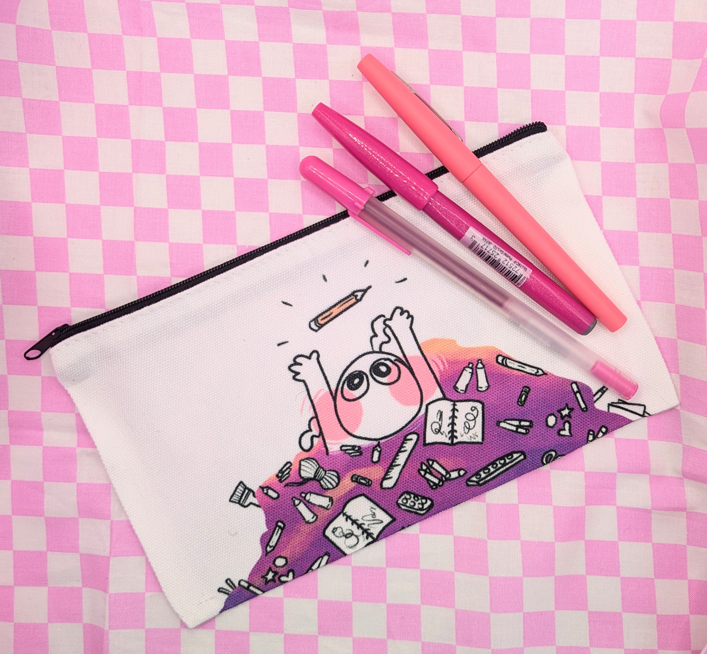 Emotional Support Art Supplies Pencil Case