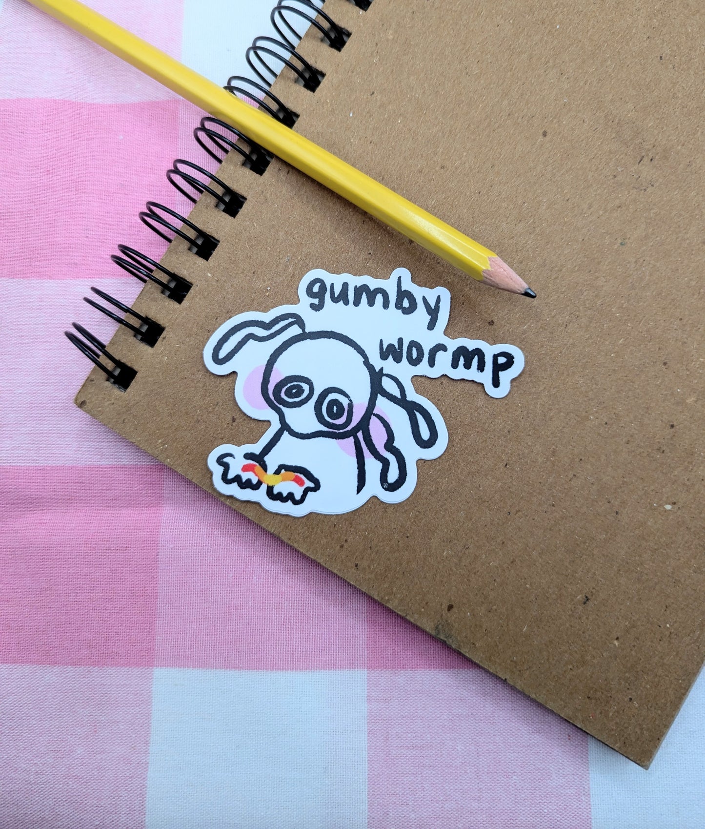 Gumby Wormp Sticker