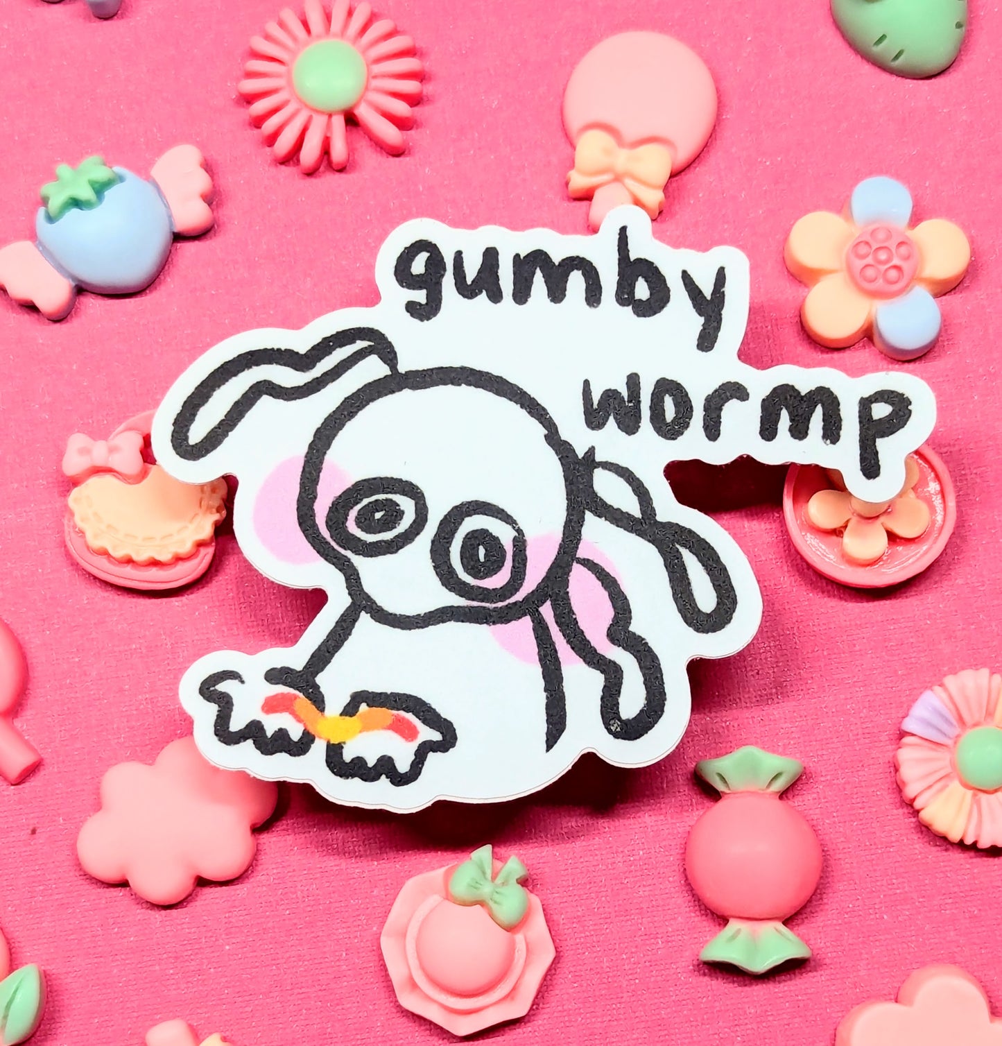 Gumby Wormp Sticker