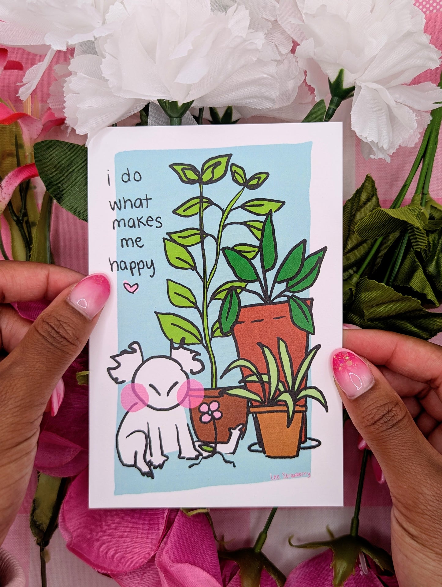 I Do What Makes Me Happy Mini Print