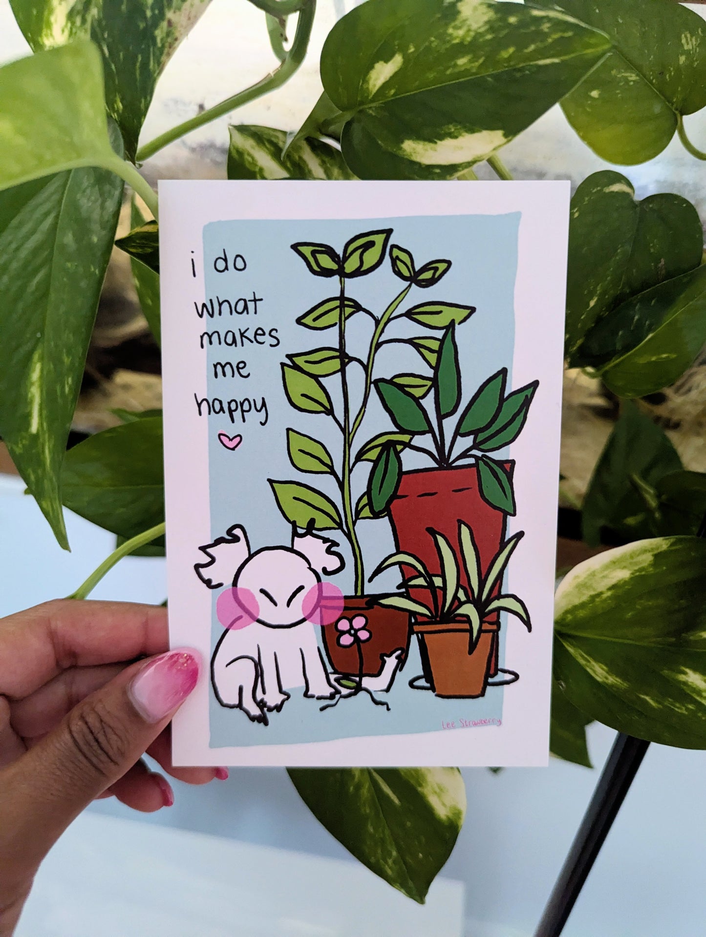 I Do What Makes Me Happy Mini Print