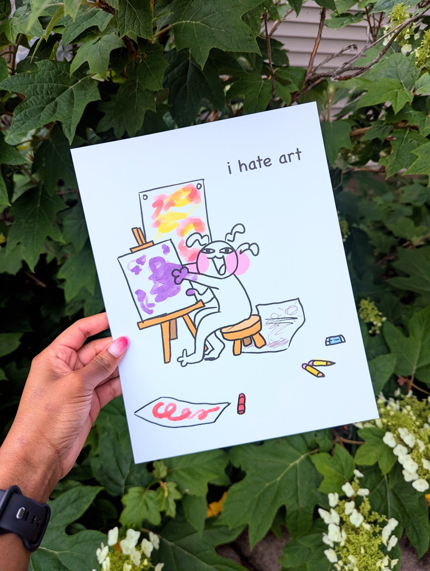 I Hate Art Print