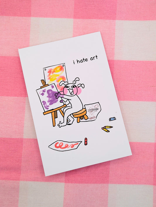 I Hate Art Mini Print