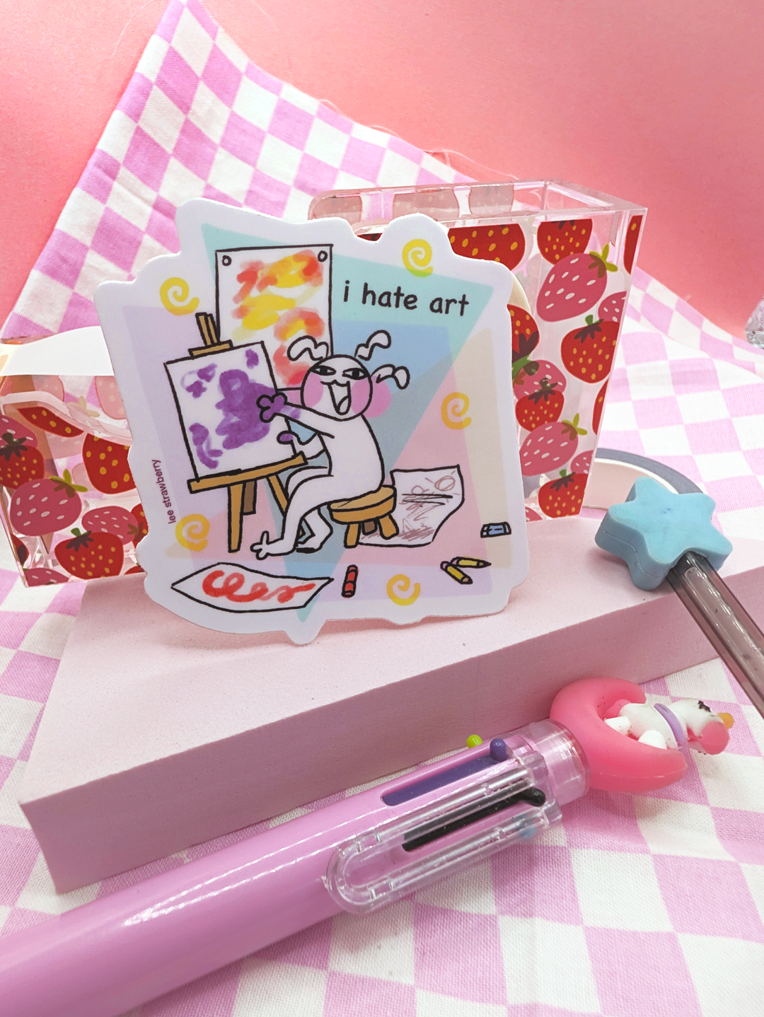 I Hate Art Sticker