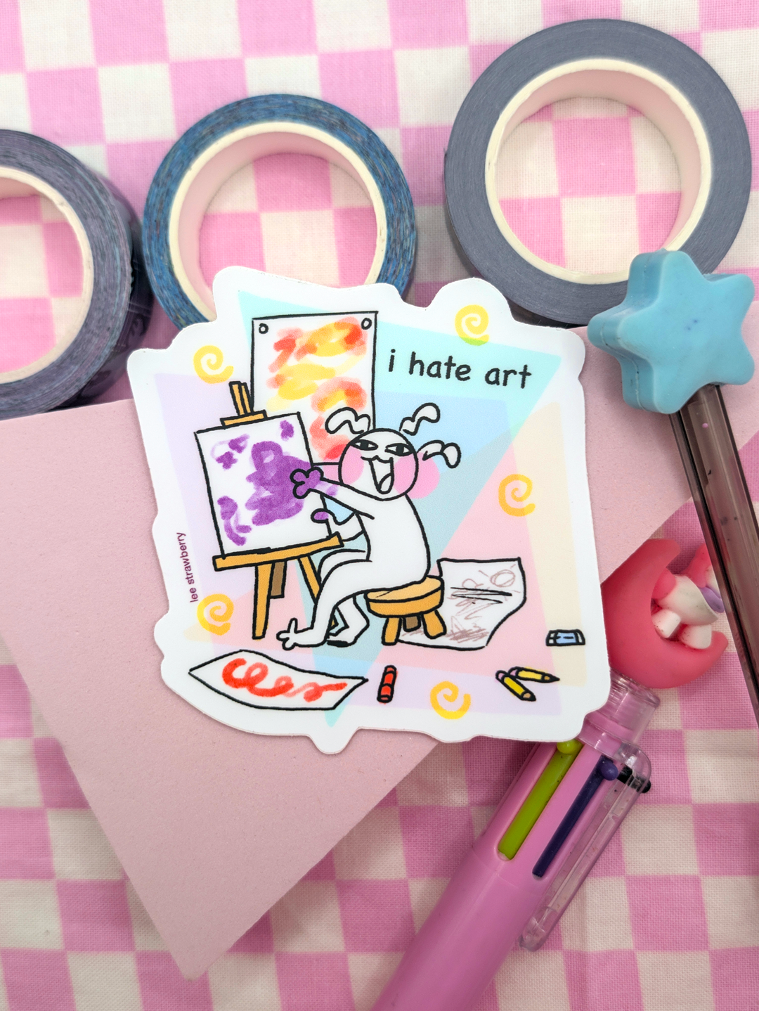 I Hate Art Sticker