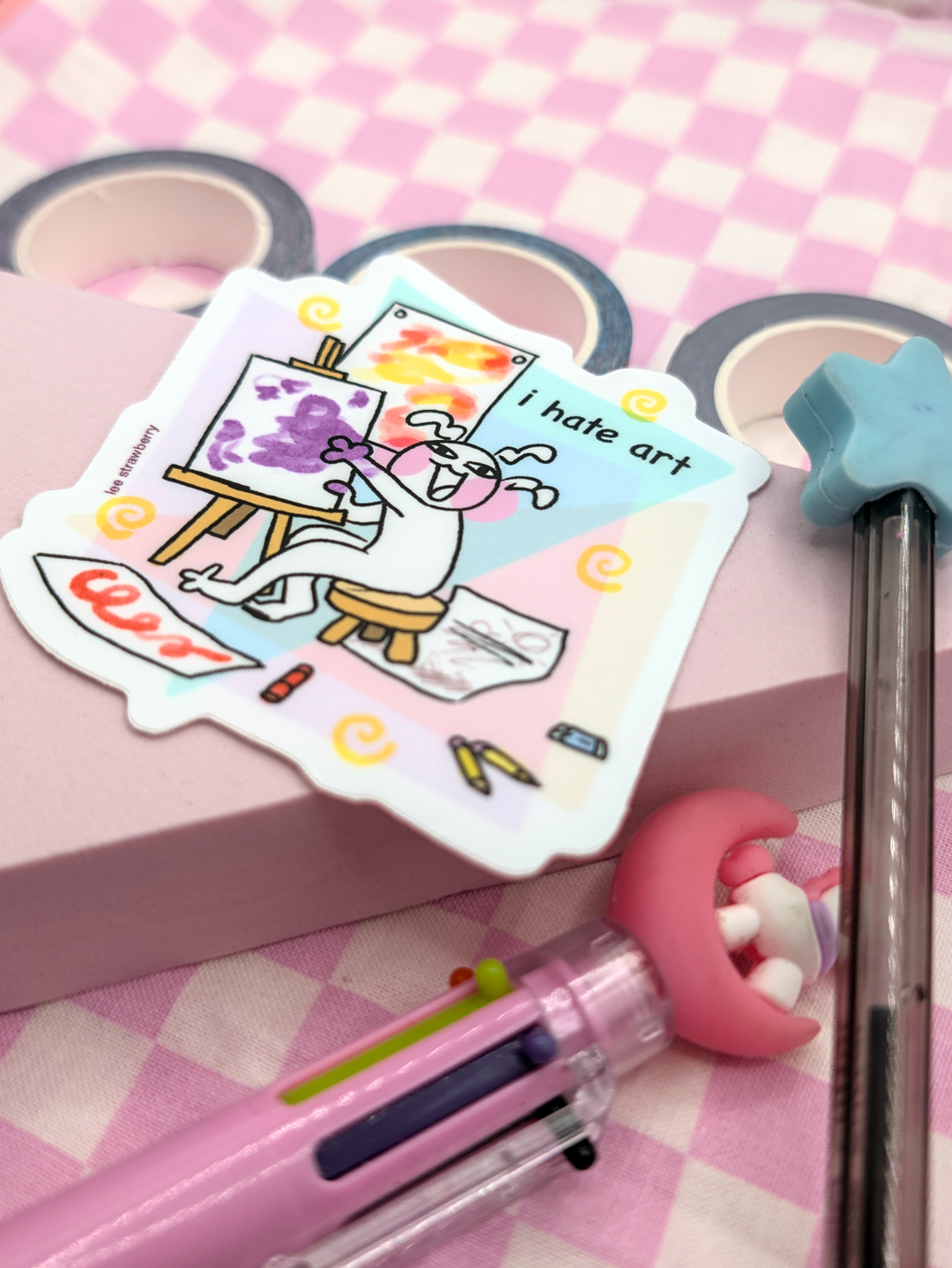 I Hate Art Sticker