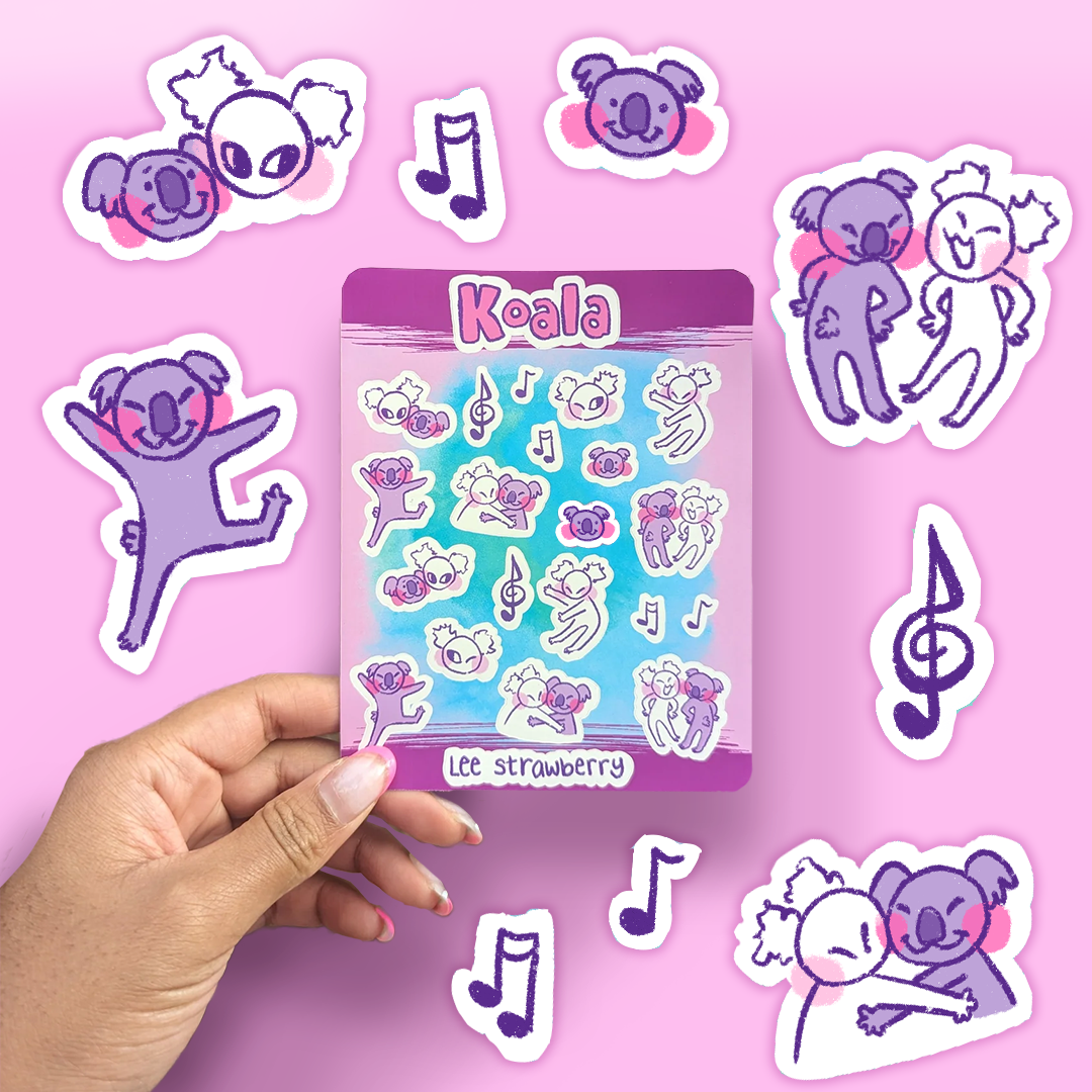 Koala Sticker Sheet