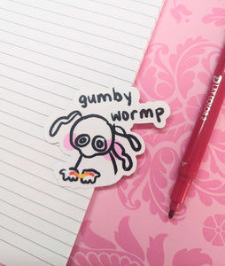 Gumby Wormp Sticker