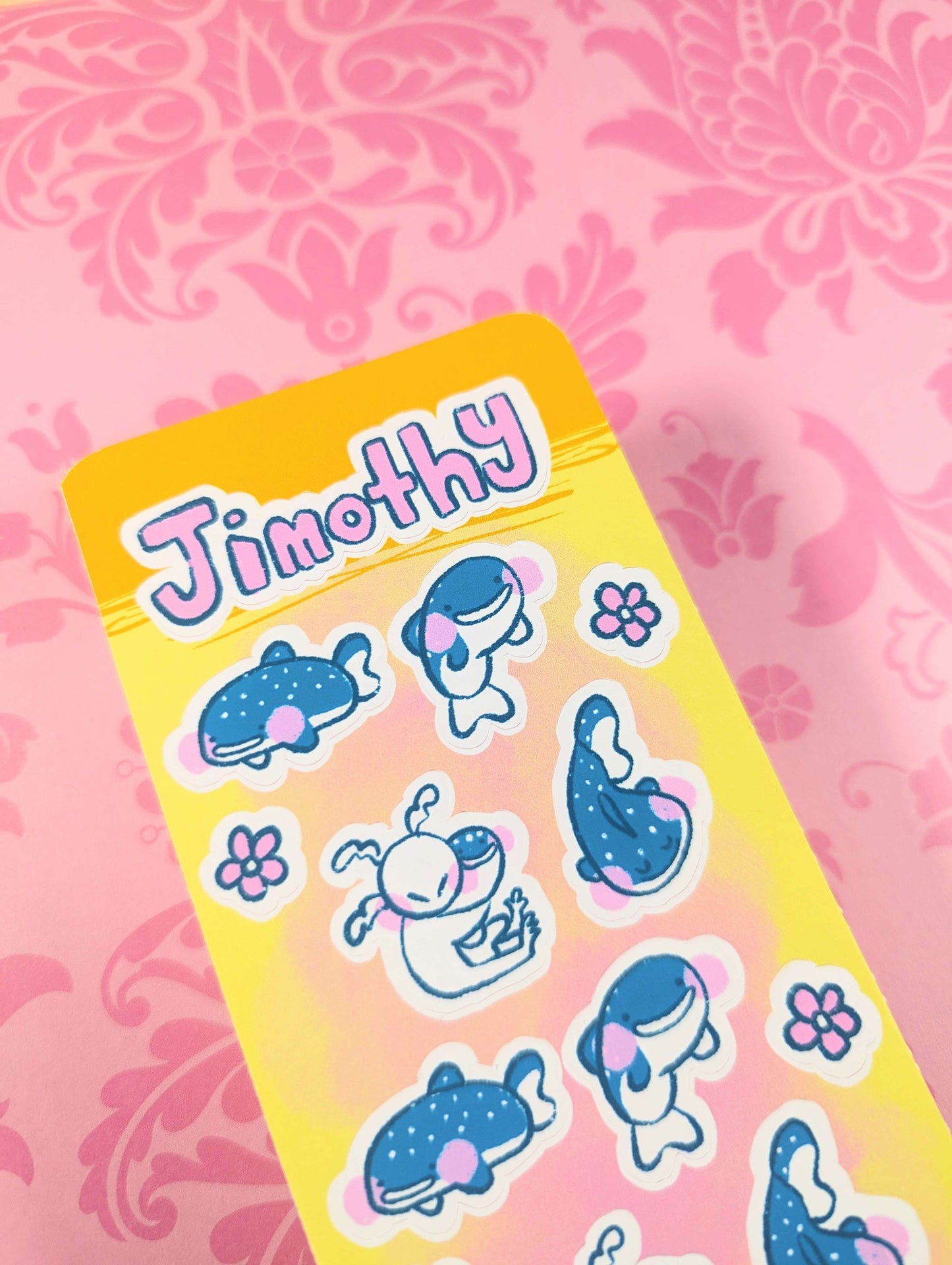 NEW Jimothy the Whale Shark Sticker Sheet