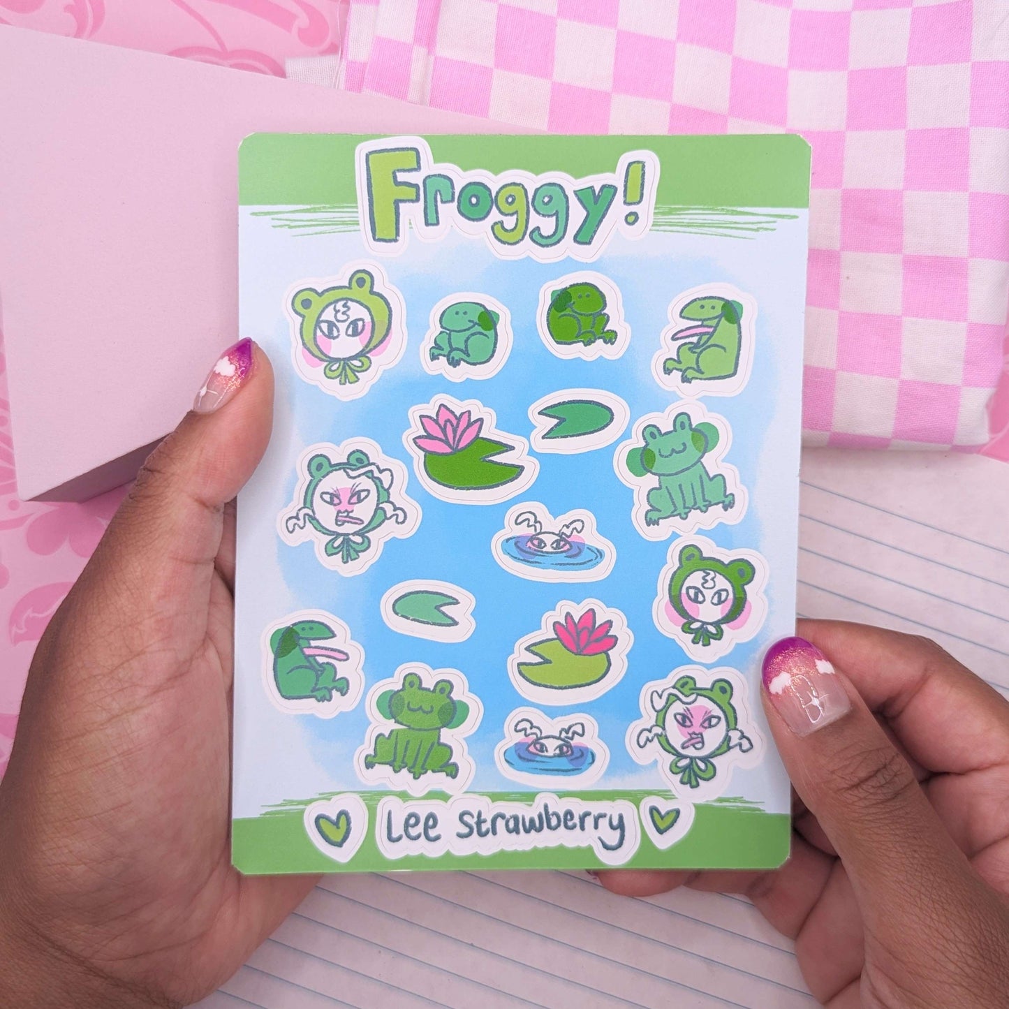 NEW Froggy Sticker Sheet