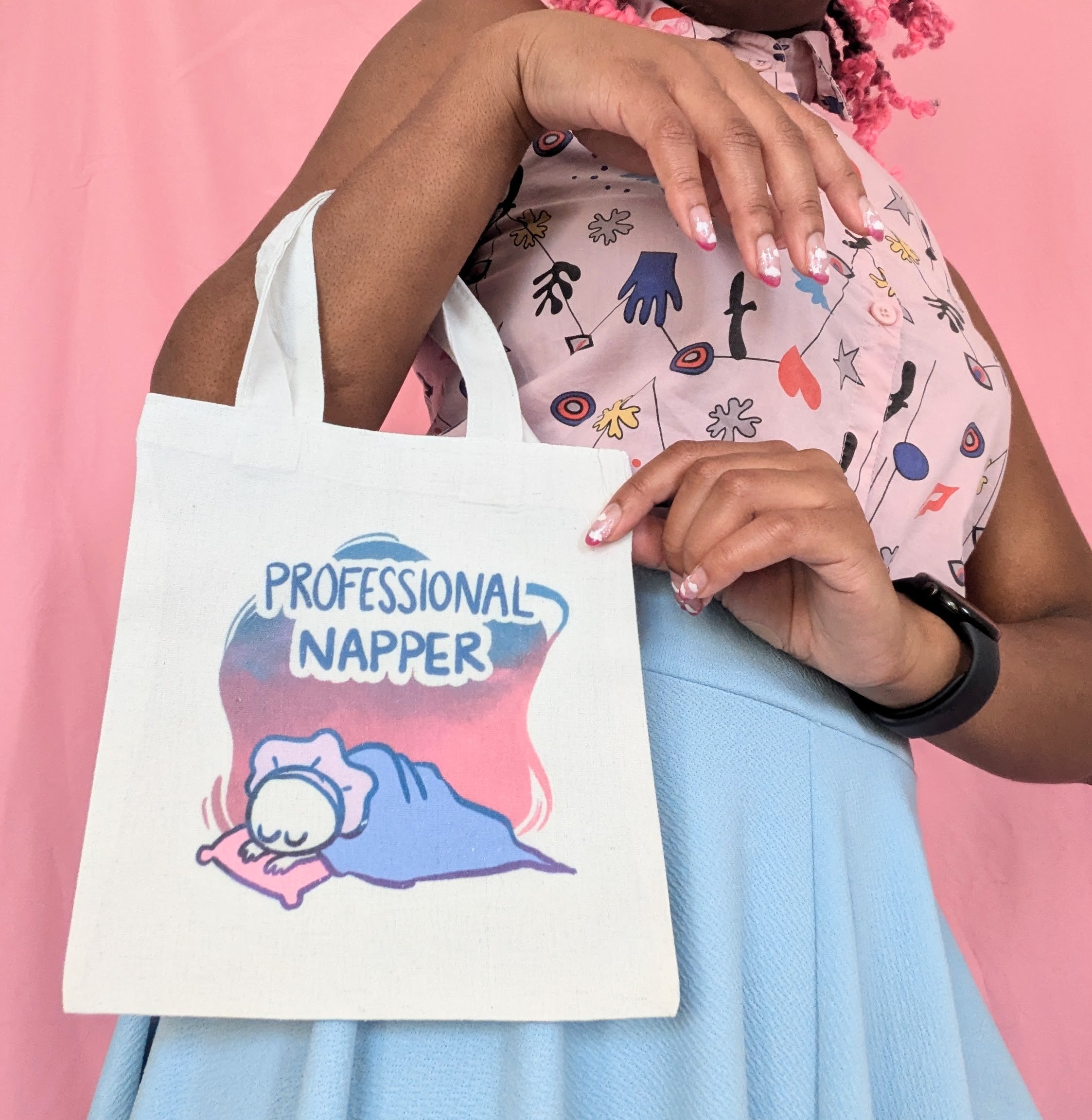 Professional Napper Small Tote Bag – Lee Strawberry