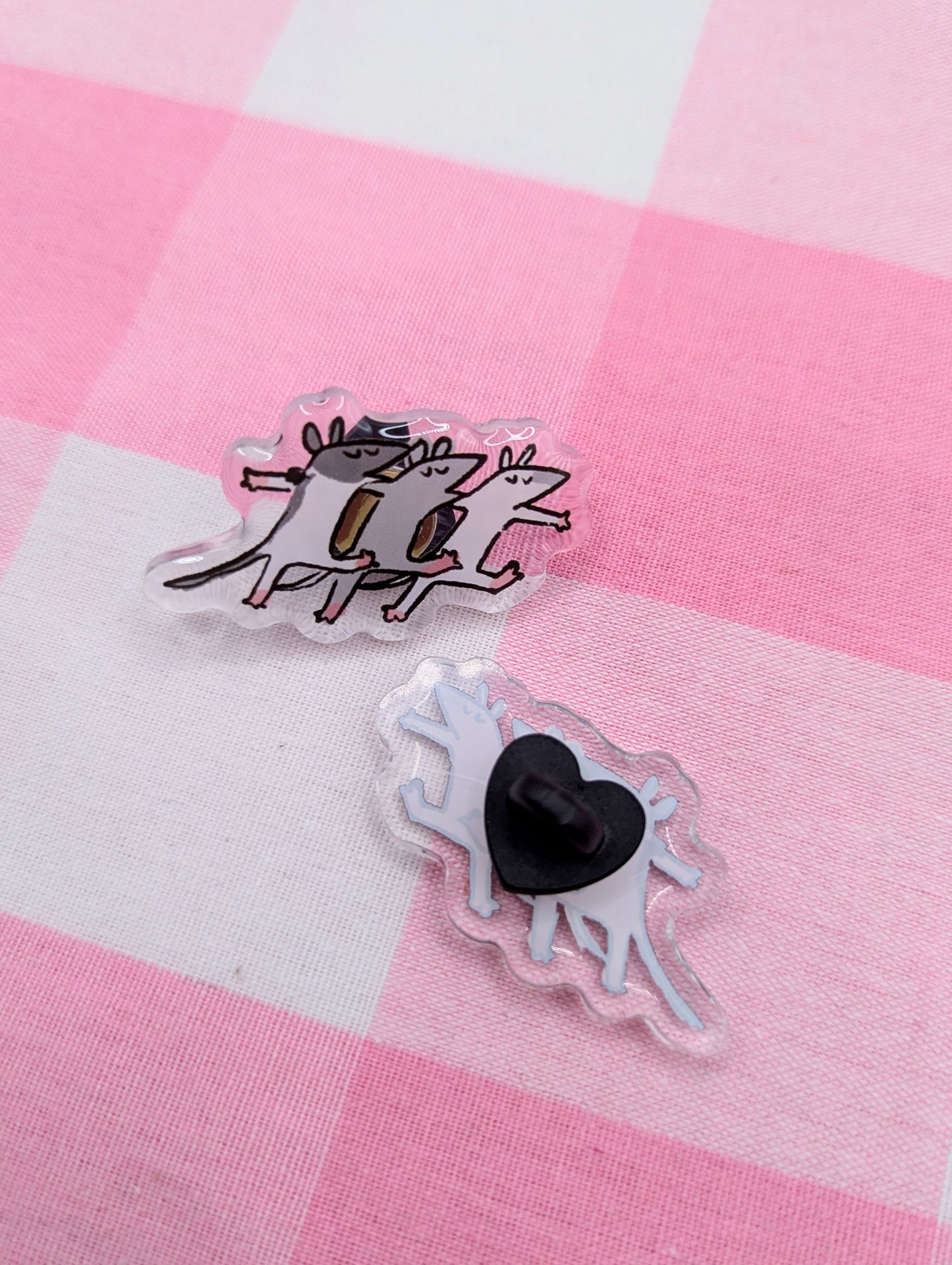 Rats! Acrylic Pin