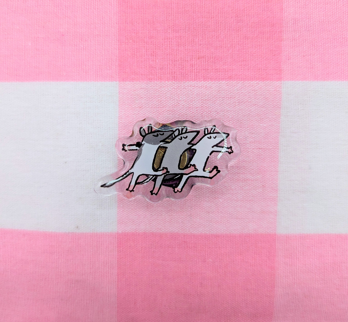Rats! Acrylic Pin