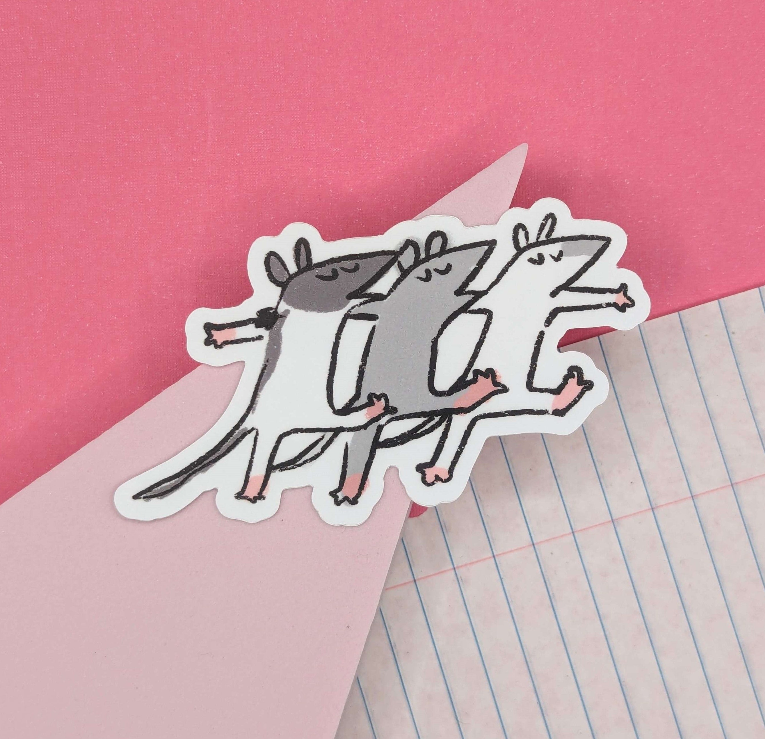 Angry Rat Sticker Rats! Sticker – Lee Strawberry