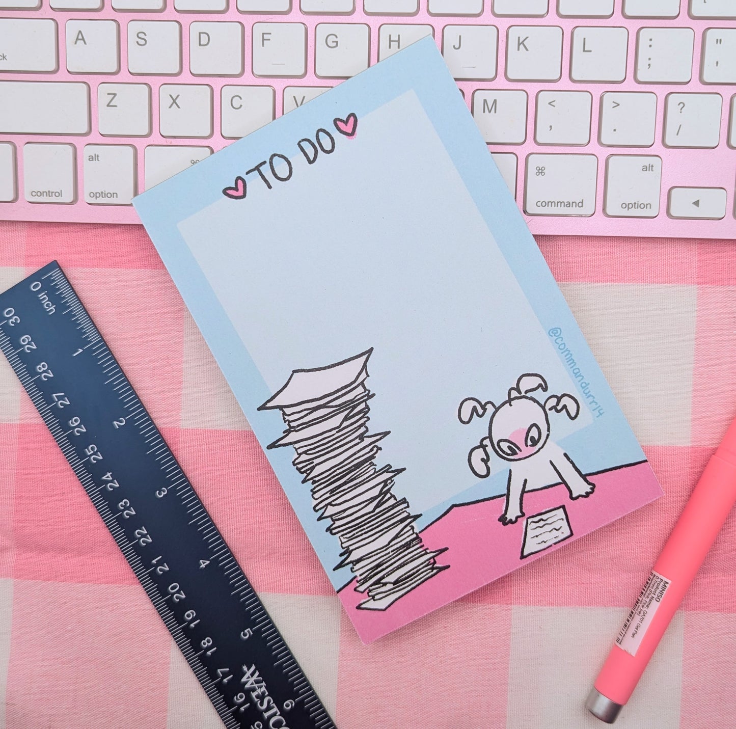 Teal To Do List Notepad