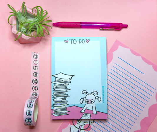 Teal To Do List Notepad