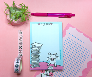 Teal To Do List Notepad
